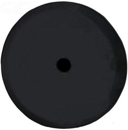 Black Spare Tire Cover with Backup Camera Hole, L-XL-XXL by Aolowewin