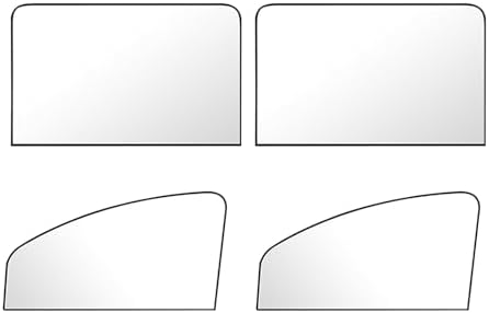 4 PCS Car Side Window Sun Shades, Heat Insulation & Sun Blocking Shade by Unknown