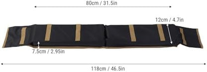 Fabater Roof Rack Pads, Universal Car Soft Roof Rack Heavy Duty Straps - Image 4