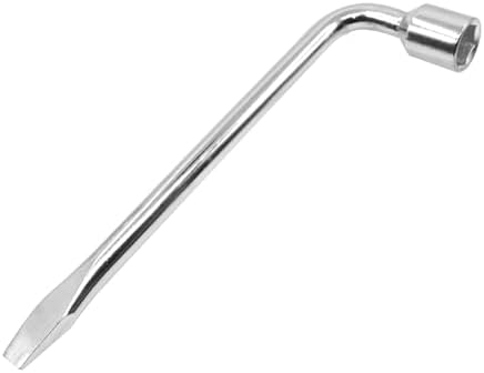 Car Spare Tire Lug Wrench for Jack 17mm/0.67" L Type Hexagon Slotted End Socket by YXQ