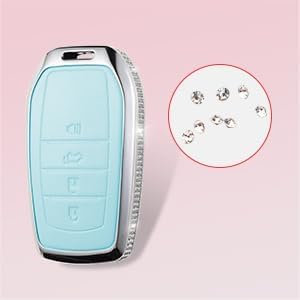 for Toyota Key Fob Cover with Keychain - Image 5