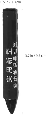 PRETYZOOM 6pcs Black Wax Tire Marker Pens - Image 2