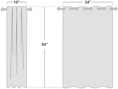 NICETOWN Natural Room Darkening Curtains - Image 2