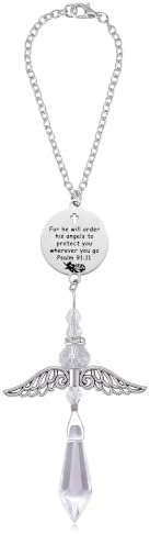 Psalm 91:11 Guardian Angel Car Charm by Aesnefe