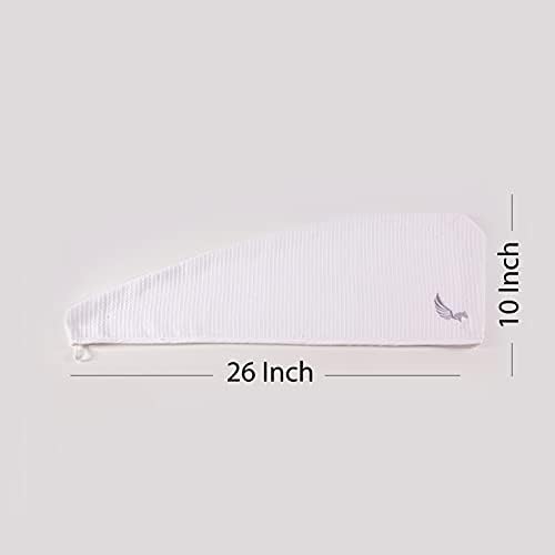 100% Turkish Cotton Hair Towel Wrap - Image 2