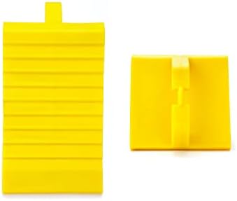 QWORK RV Wheel Chocks, 4 Pack Heavy Duty Car RV Tire Chocks Camper Chocks - Image 6