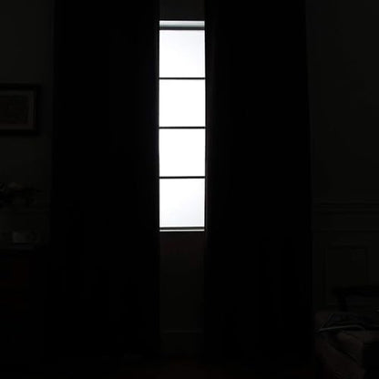 Yakamok Black 100% Blackout Curtains 45 Inches Long - Image 6