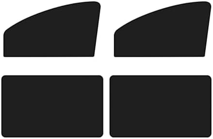 4 PCS Car Side Window Sun Shade, 24.40" x 18.89" x 12.99" 31.49" x 18.89" Front by Unknown