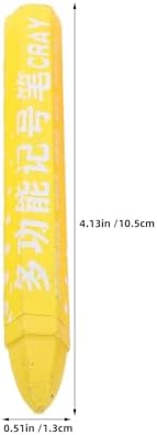 8pcs Tire Marker Yellow Crayon: Wax Chalk Crayon - Image 4