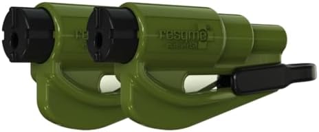 RESQME The Original Compact Emergency Keychain Car Escape Tool, Seatbelt Cutter by resqmeInc
