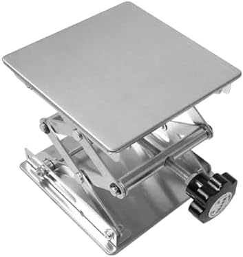 6" x 6" Stainless Steel Lab Jack Lift Stand Table Scissor Stand Platform by SUCOHANS