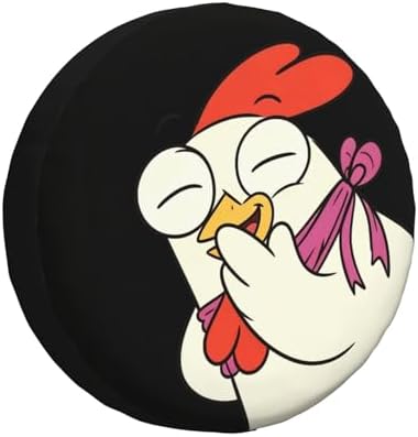 Funny Chicken Bro Spare Tire Cover Waterproof Wheel Cover 14 Inch Universal Fit by Unknown