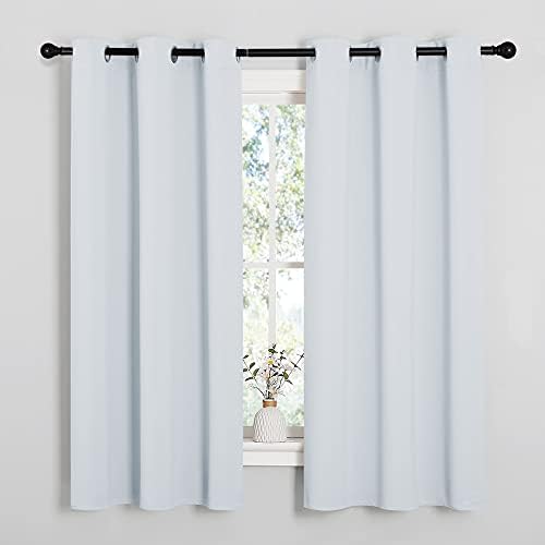 NICETOWN Greyish White Blackout Curtains by NICETOWN
