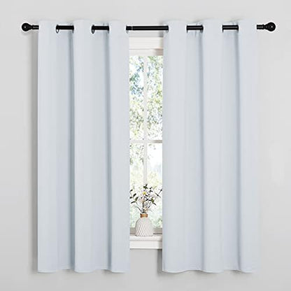 NICETOWN Greyish White Blackout Curtains by NICETOWN
