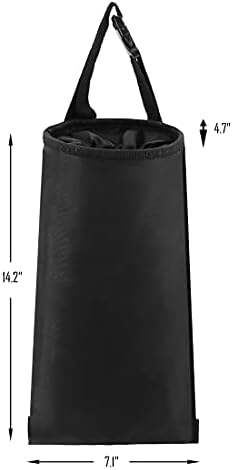 2 Pack Car Trash Bags Car Trash Can Washable Eco-Friendly Seat Back Hanging Car - Image 3