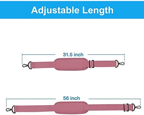 MOSISO 56 inch Shoulder Strap, Adjustable Soft Universal Non-Slip Strap - Image 3