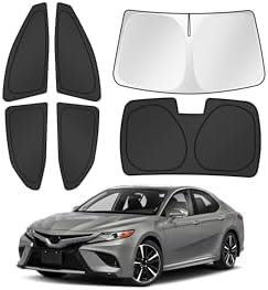 Canvcle Window Shades for 2018-2024 Toyota Camry Accessories Windshield Sun by Canvcle