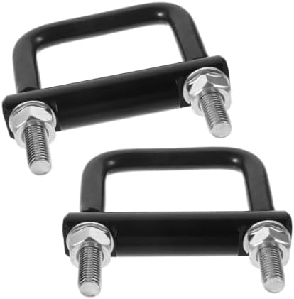 LIOOBO Black Metal Trailer Hitch Tightener Clamp 2 Pack by LIOOBO