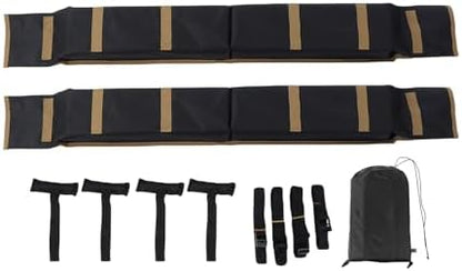 Fabater Roof Rack Pads, Universal Car Soft Roof Rack Heavy Duty Straps - Image 2