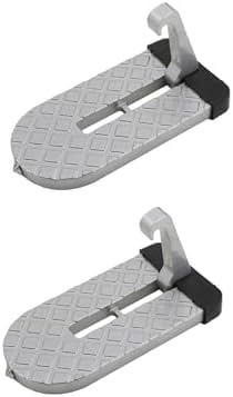 2 Pack Car Door Step with Glass Breaker Safety Hammer & Roof Rack Access by Swpato