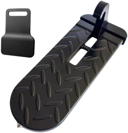 Extended Car Door Step for Roof Access, Foldable Aluminum Alloy by Unknown