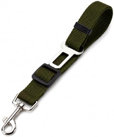 Adjustable Dog Car Seat Belt, Metal Snap Hook, Pet Safety Belt by Unknown