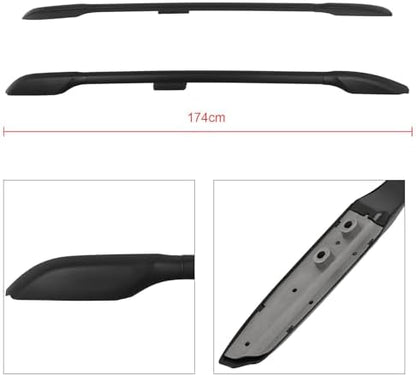 SCITOO Roof Rack Side Rails Luggage Carrier Mount Fit - Image 2