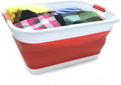 SAMMART Set of 2-41L Collapsible Plastic Laundry Basket-Pop Up Storage - Image 5