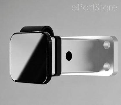 USA 2" Plain Black Trailer Hitch Cover - Image 6