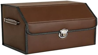 Car Trunk Organizer Leather Storage Box by JZAHYUKCover