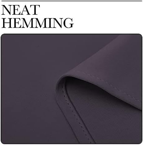 NICETOWN Greyish Purple Blackout Curtains 86 inches Length - Image 6