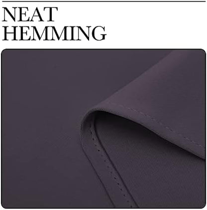 NICETOWN Greyish Purple Blackout Curtains 86 inches Length - Image 6