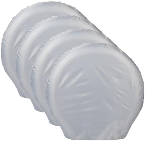 RV Tire Covers Set of 4 for All-Weather Heavy Duty Wheel Covers, Waterproof UV by Unknown