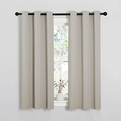 NICETOWN Natural Room Darkening Curtains by NICETOWN