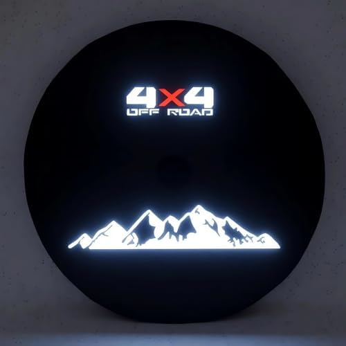 Reflective Spare Tire Cover for Toyota RAV4, Jeep Compass and CRV - Image 3