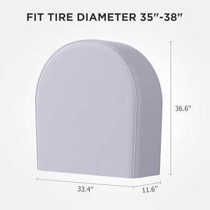 eletecpro RV Tire Covers, Fit 35-39 Inch Tire Diameters - Image 2