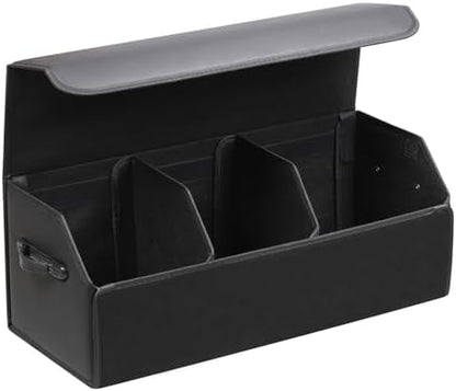 AUTOARK Leather Car Trunk Organizer, Durable Collapsible Adjustable by AUTOARK