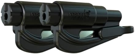 RESQME The Original Compact Emergency Keychain Car Escape Tool, Seatbelt Cutter by resqmeInc