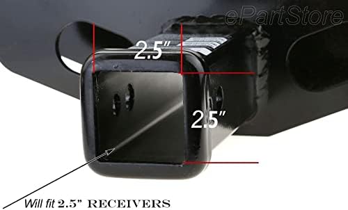 2.5" American Flag Metal Trailer Hitch Cover - Image 4