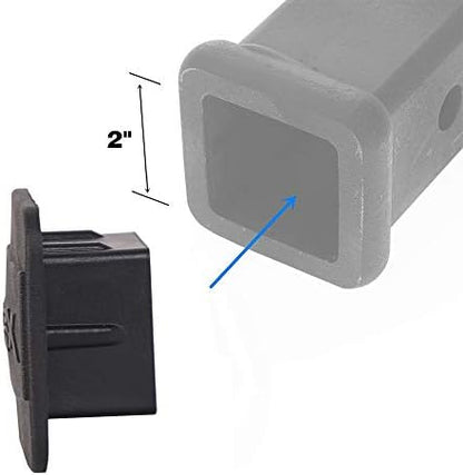 XSTRAP STANDARD 2PCS Trailer Hitch Cover 2 Inches Receiver Tube Hitch Plug - Image 3