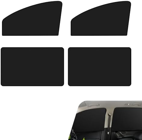 4 PCS Car Side Window Sun Shades, Heat Insulation & Sun Blocking Shade by Unknown