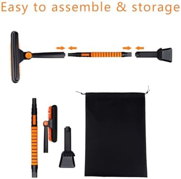 41" Extendable Snow Brush & Ice Scraper - Image 2