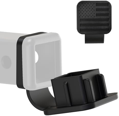 USA Flag Trailer Hitch Cover Tube Cover Plug Cap Rubber - Image 2