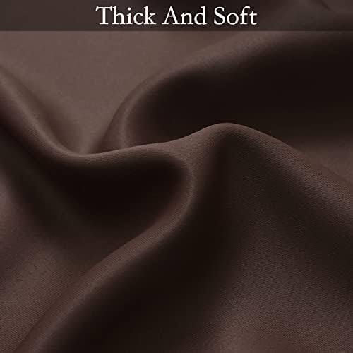 SimpleHome Ombre Gradient Brown White to Gray Curtains - Image 6