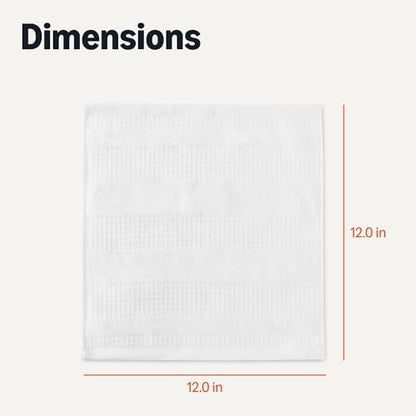 Amazon Basics Organic Cotton Waffle Kitchen Dish Cloths, Ultra Absorbent - Image 5