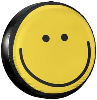Smiley Face Tire Cover Weatherproof Wheel Spare Tire Cover 16 Inch Rv SUV - Image 2