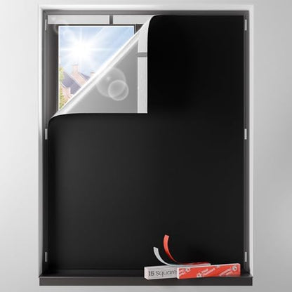 Sumobaby Blackout Curtains Portable 55”x84” No Drill Black Out Window Cover by Sumobaby