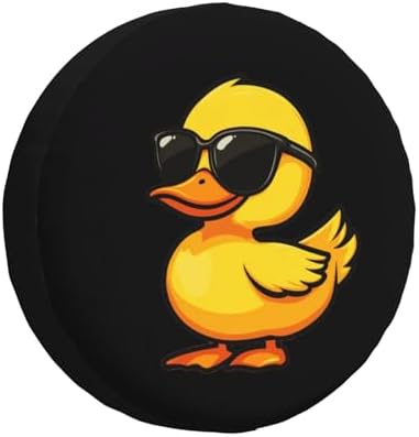 Funny Duck Spare Tire Cover Weatherproof Universal Wheel Protectors Cute Duck by Unknown