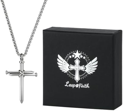 Isaiah 41:7 Nail Cross for Car Rearview Mirror Hanging Accessories Pendant - Image 6