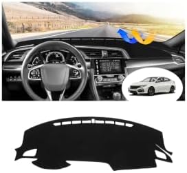 FIILINES Dash Cover for 2016-2021 Honda Civic, Dashboard Mat Exact Fit for by FIILINESBuyNow